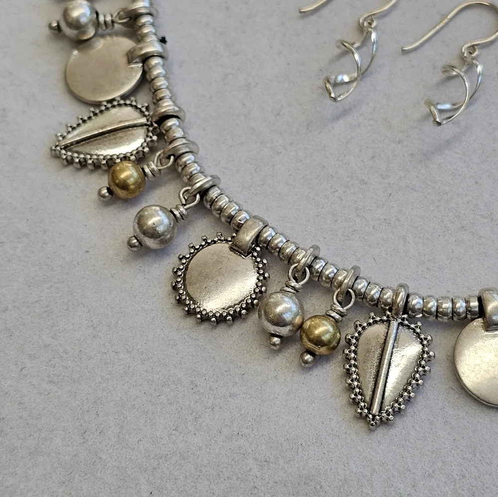 Lucky Brand, Brighton Florencia Cuff, 925 Earrings SET!!! - Picture 5 of 13